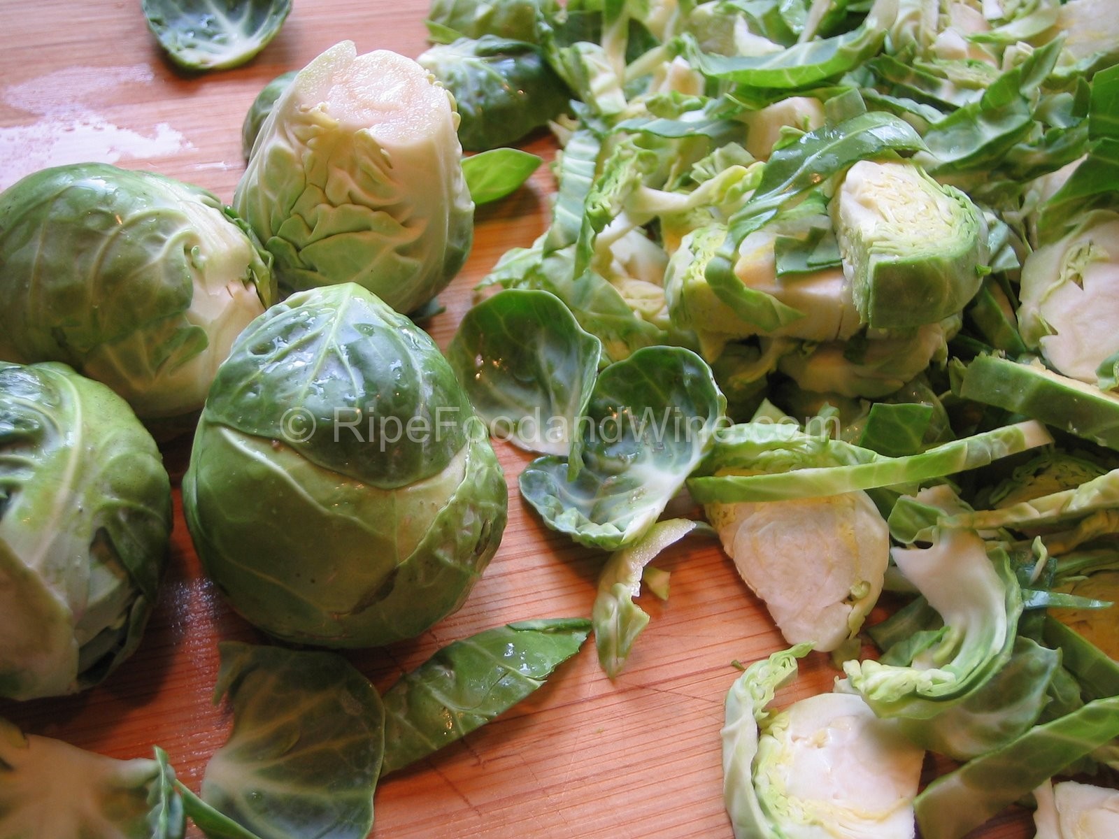 Shredded Brussels Sprouts with Brown Butter