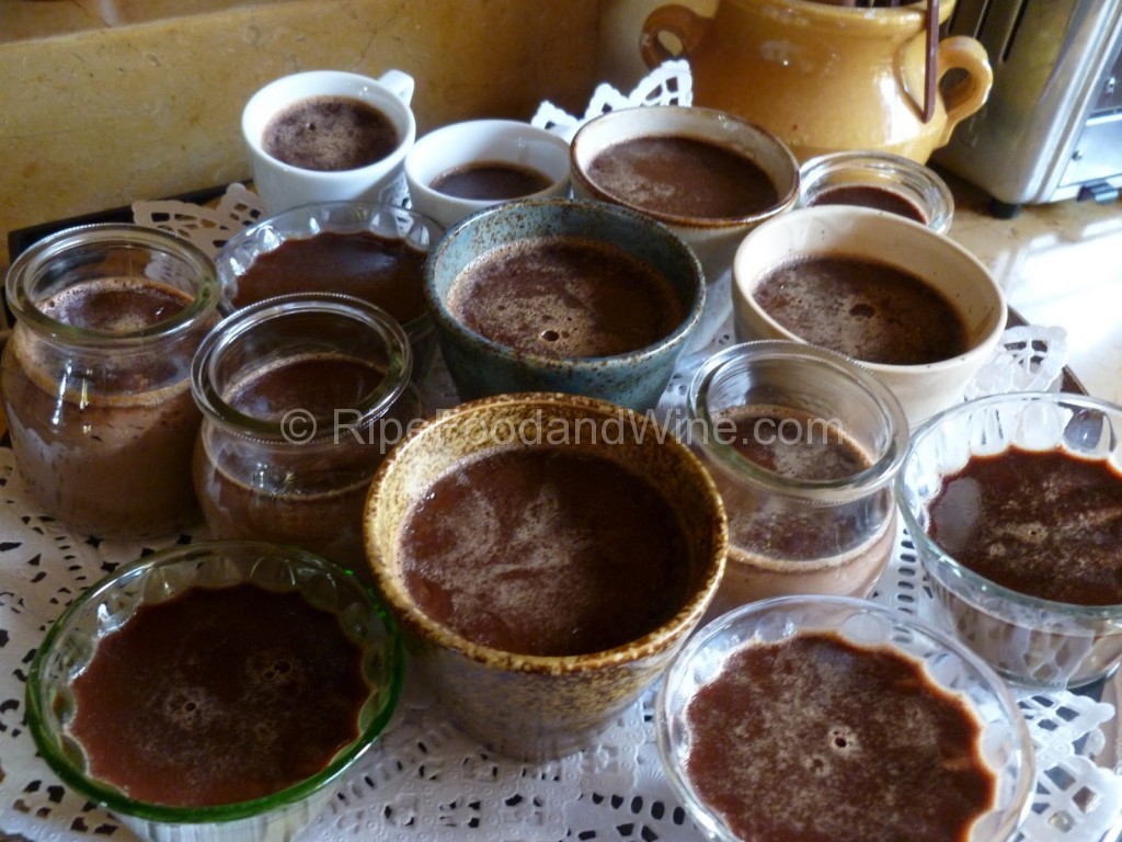 Bittersweet Chocolate Pots de Crème RIPE