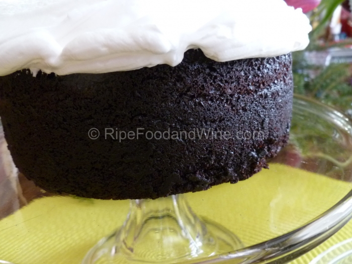 HighAltitude Double Chocolate Cake with Italian Meringue RIPE