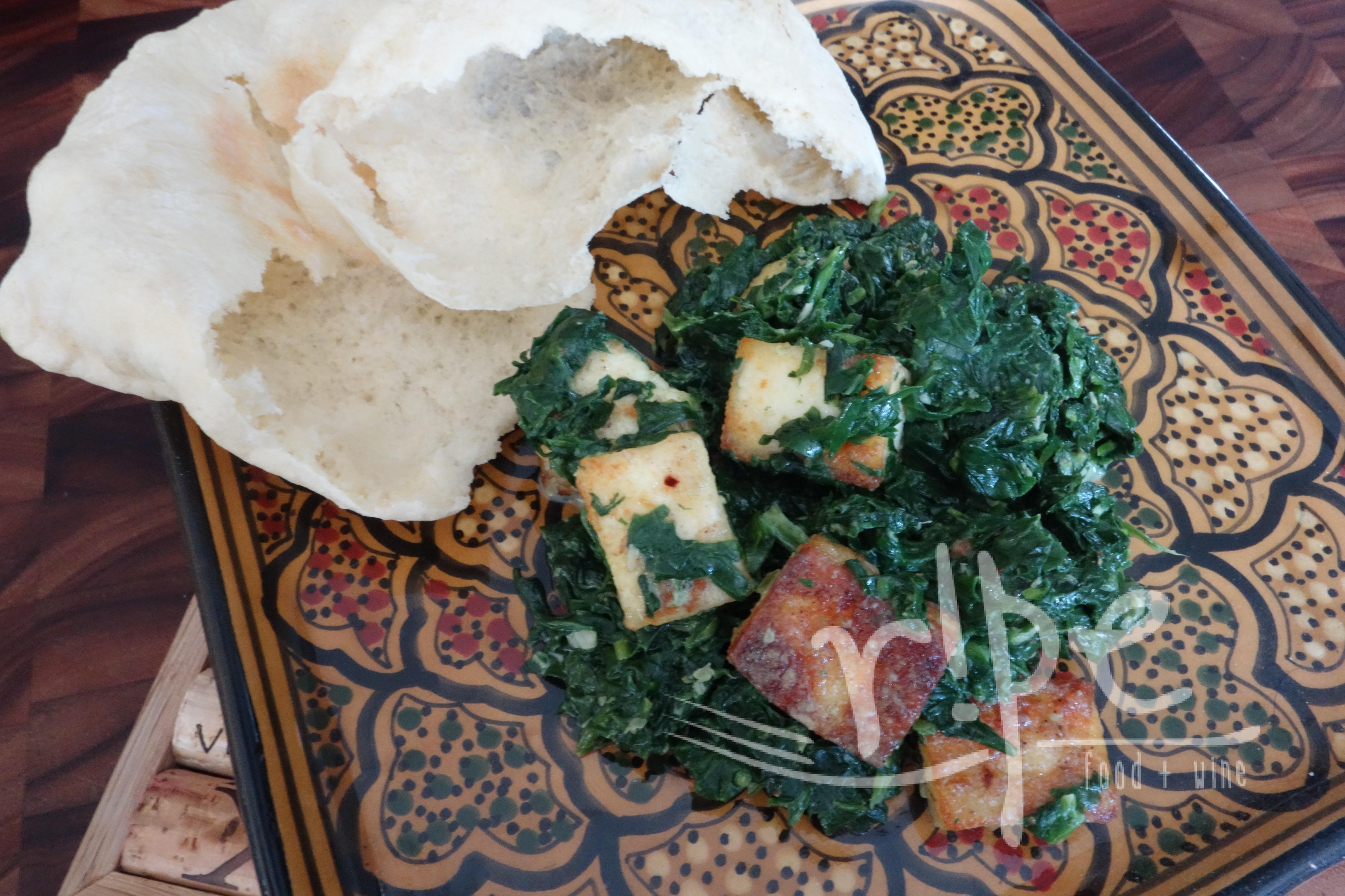 Palak Paneer (Spinach with Cheese)