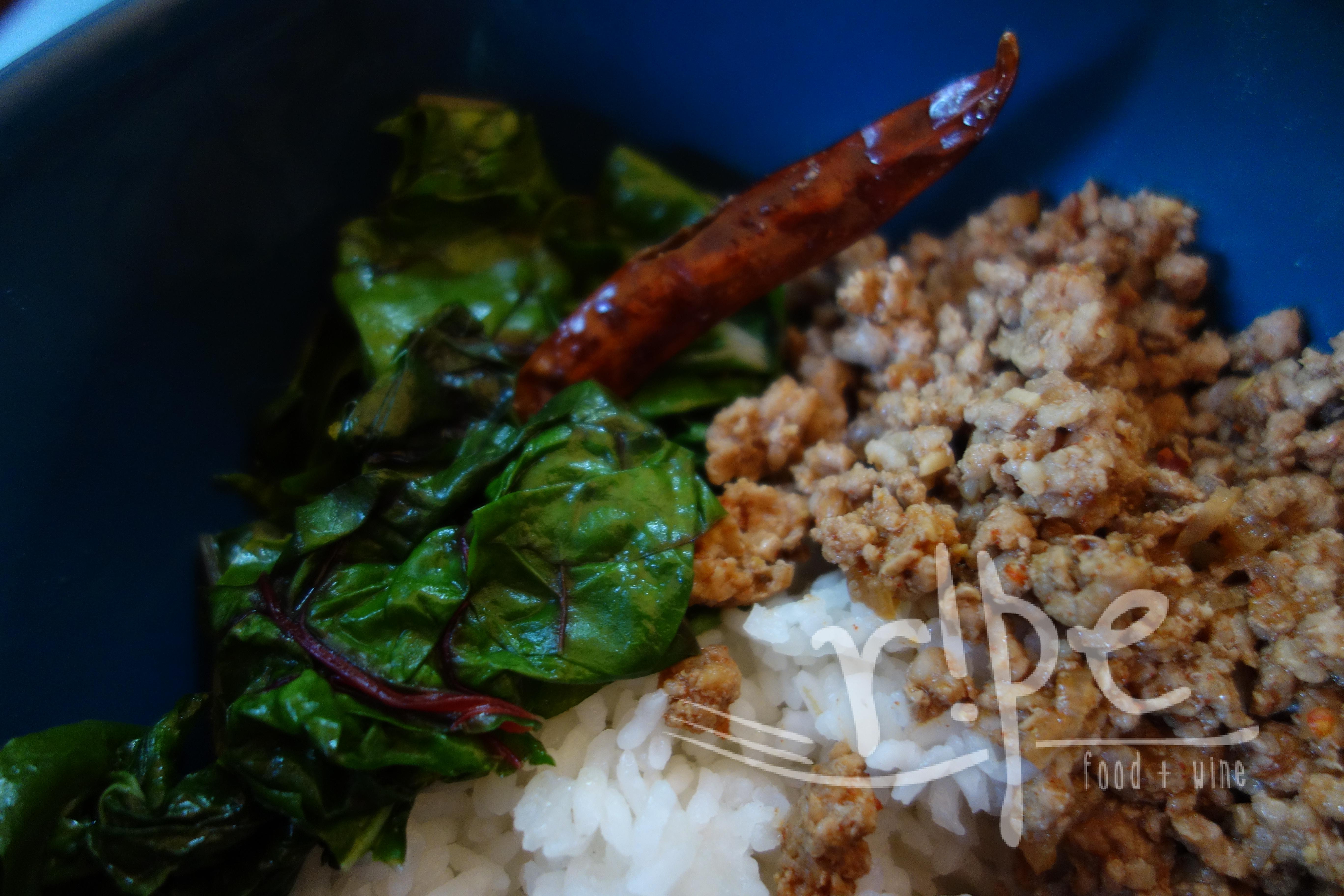 Garlic-Chile Ground Pork for Rice Bowls