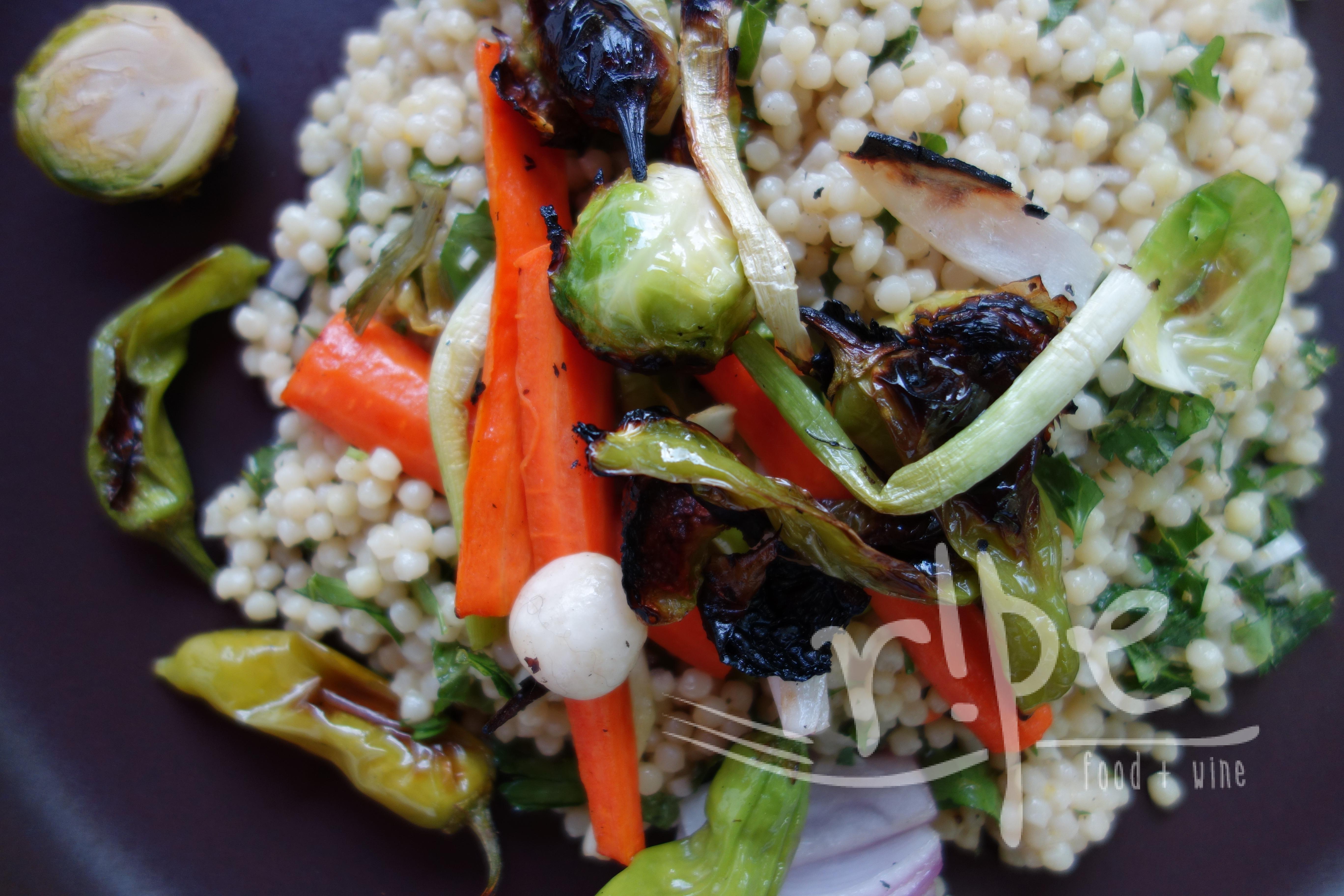 Pearl Couscous with Seasonal Vegetables