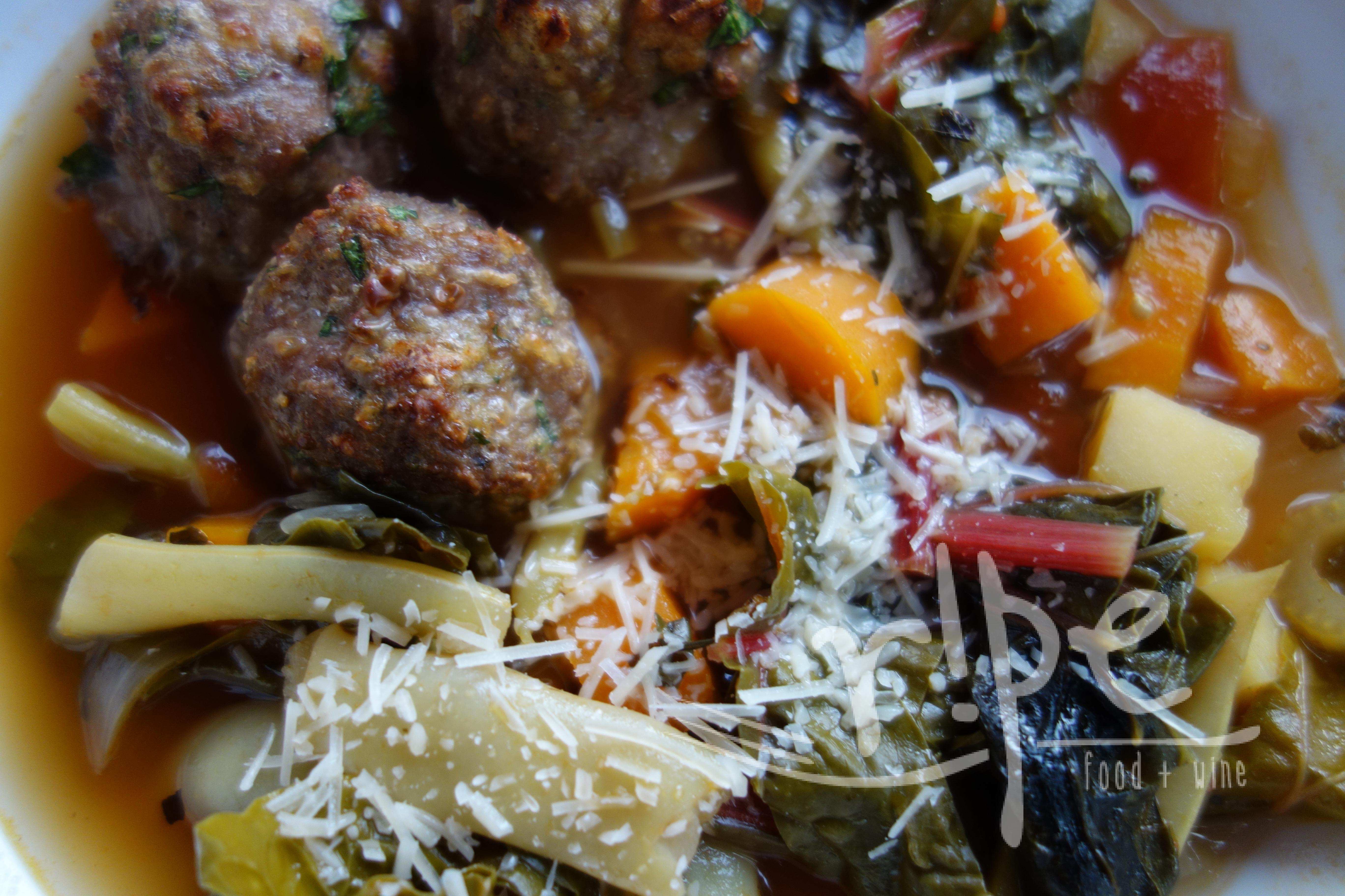 What You Learn Making Vegetable Soup (+ Turkey Meatballs!)