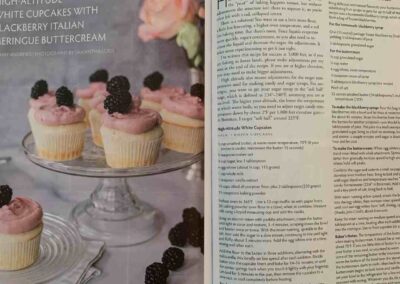 Recipe: White Cupcakes with Italian Meringue Buttercream from Edible Bozeman Spring 2020