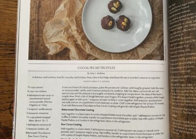 Recipe: Cocoa Pecan Truffles from Edible Bozeman Fall 2021