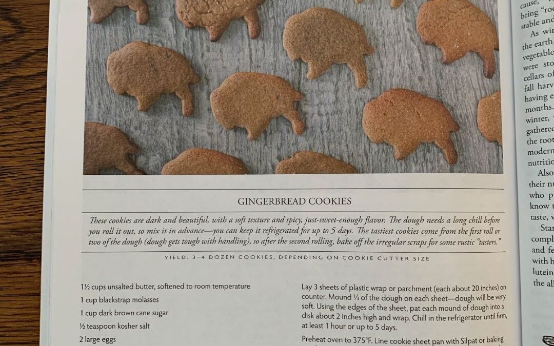 Recipe: Gingerbread Cookies from Edible Bozeman Winter 2020