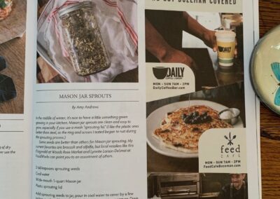Recipe: Mason Jar Sprouts from Edible Bozeman Winter 2021