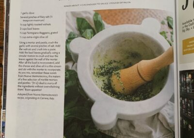 Recipe: Pesto from Edible Bozeman Summer 2021