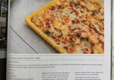 Recipe: Tomato and Polenta Tart from Edible Bozeman Summer 2022