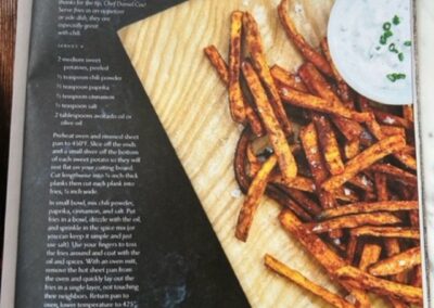 Recipe: Sweet Potato Fries from Edible Bozeman Fall 2022