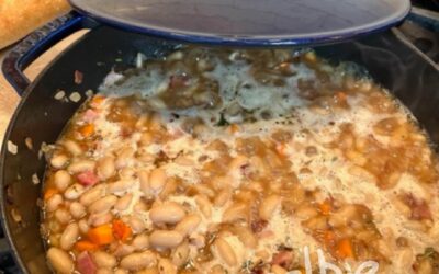 Brothy Beans with Bacon
