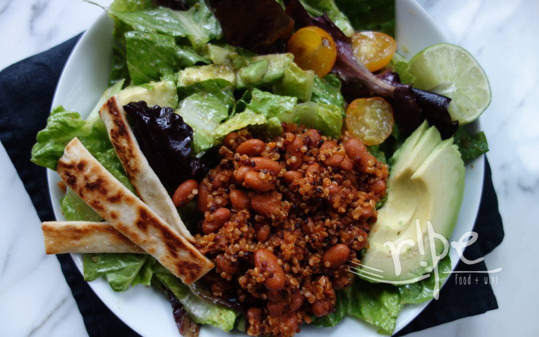 Taco Salad with Quinoa and Beans