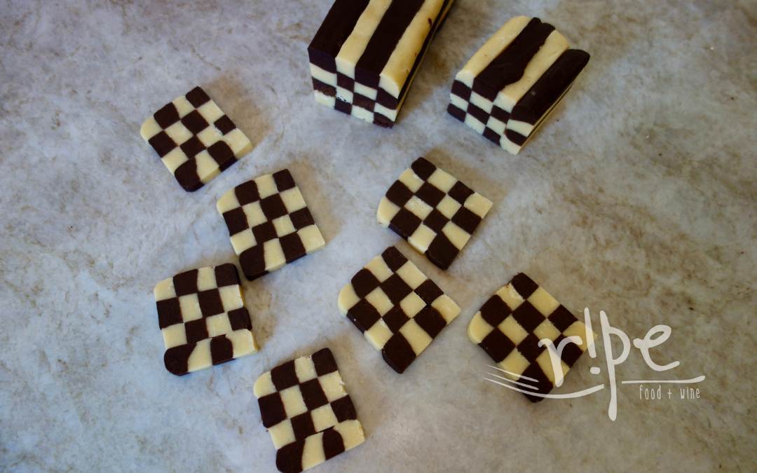 Checkerboard Shortbread Cookies