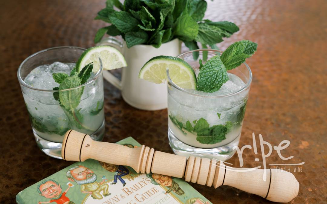 Mojitos with Mint Simple Syrup