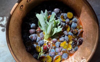 Damson Plum Jam with Sage