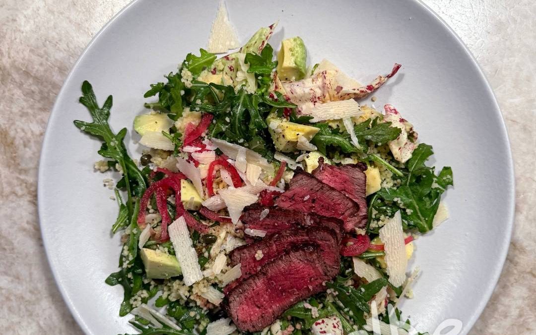 Steak Salad (and How to Cook a Steak)