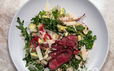 Steak Salad (and How to Cook a Steak)