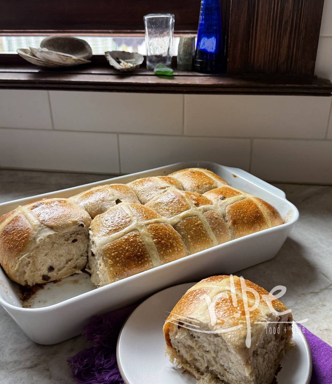 Hot Cross Buns, Sourdough CANVA