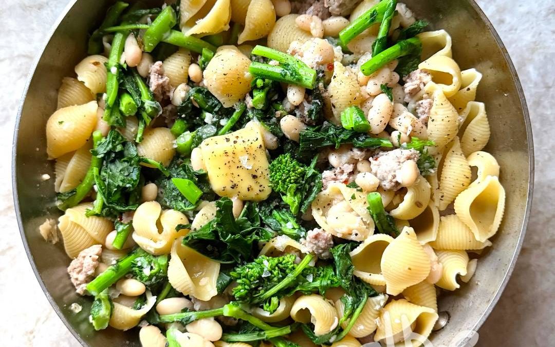 Italian Sausage, White Beans & Greens