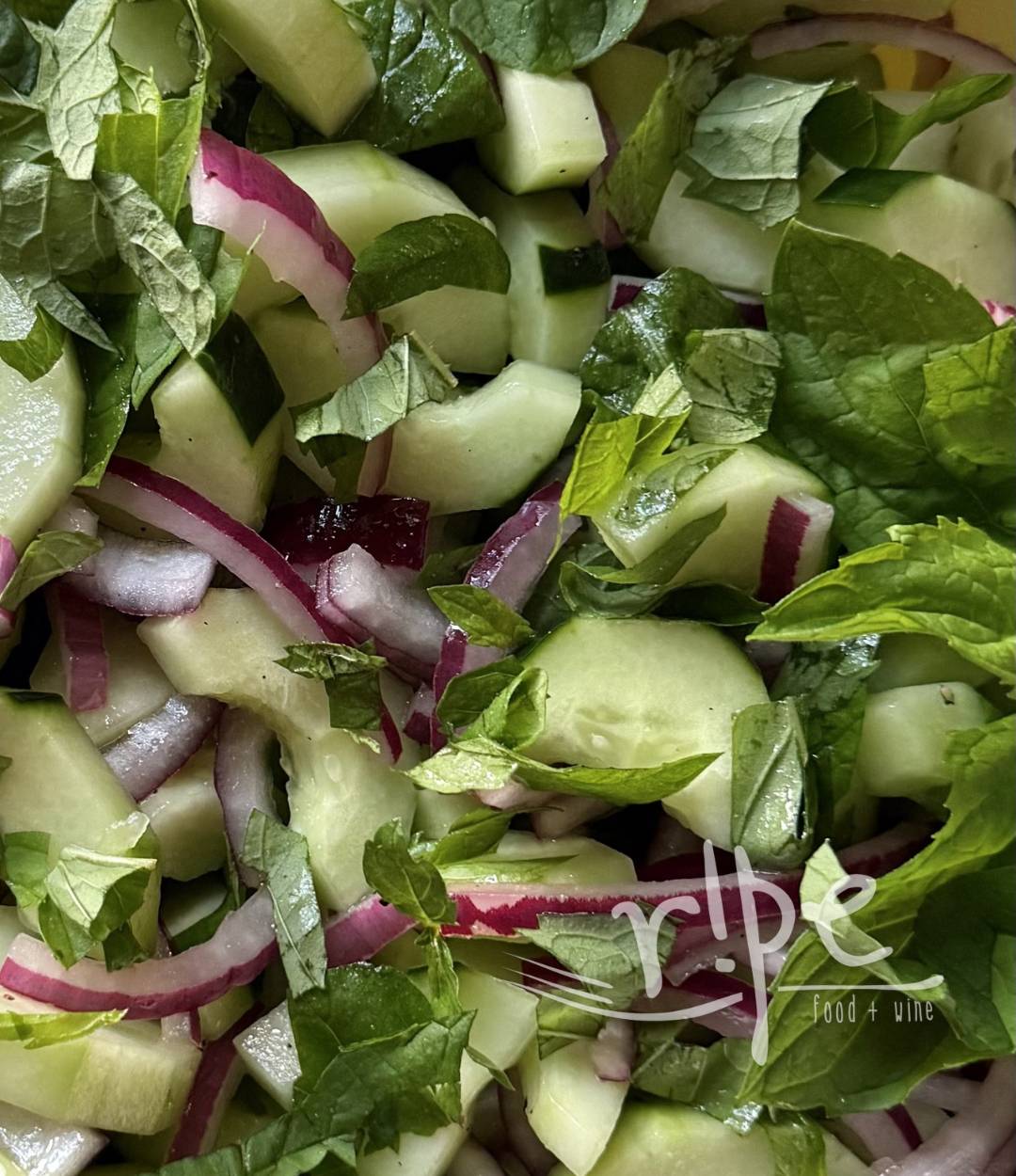 Cucumber Mint Salad Salad